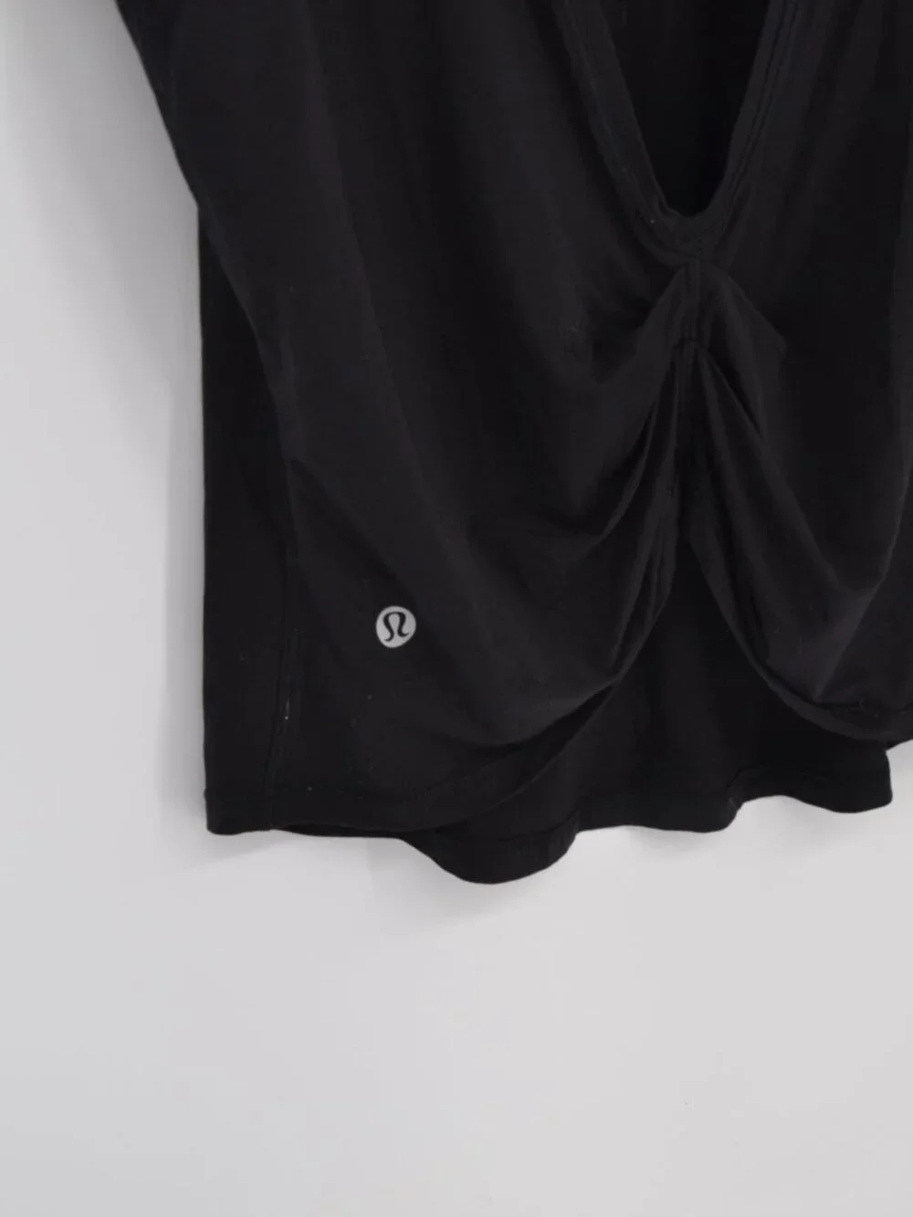 Lululemon Open Back Tank Top Black Size 6